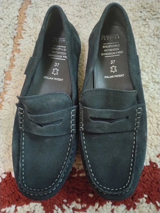 Mocasini piele întoarsă