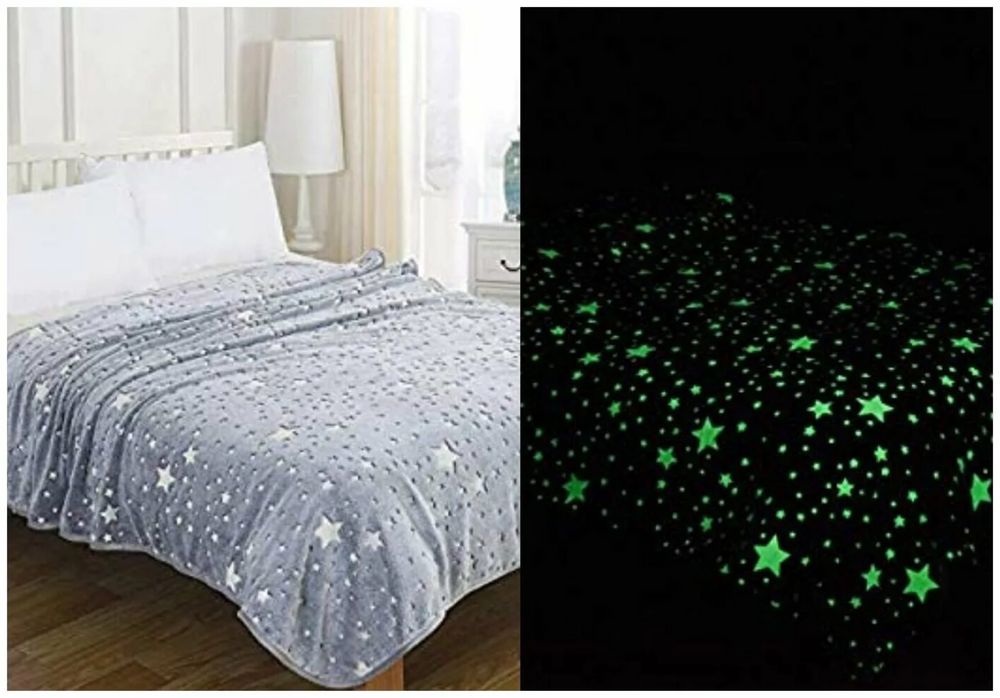 Светящиеся плед в темноте