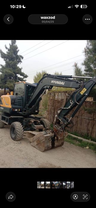 Mini ekskavator va kamaz xizmati