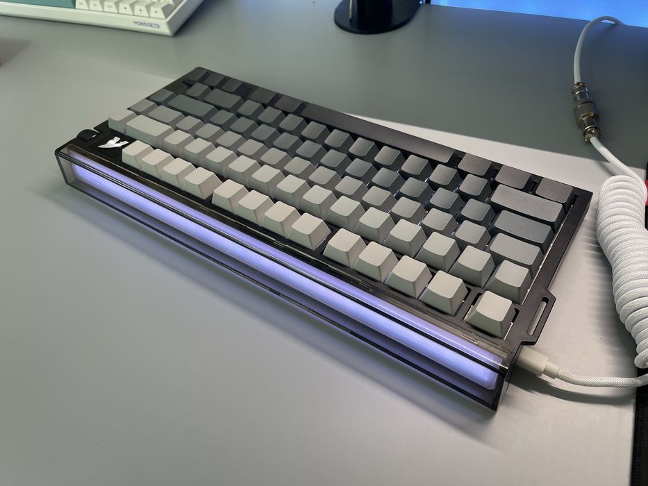 Tastatura mecanica HE AttackShark R85 /Gri/Verde