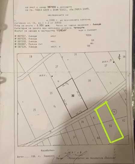 Продава се Парцел в Павел баня - 1100 кв.м за 27 €/кв.м - Снимка #4