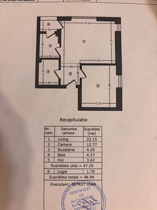 Vand 2 Camere La Citadella Sisesti cu loc parcare inclus -Particular