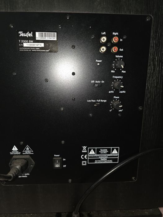 Teufel Тонколини и Бас каса +УСИЛВАТЕЛ