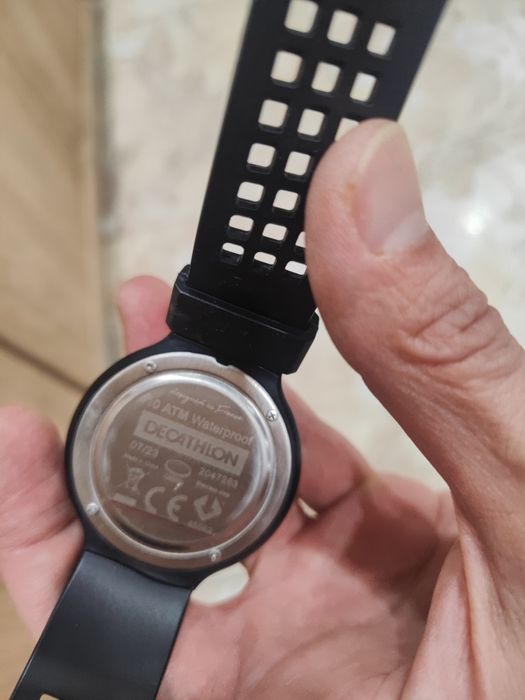 Мъжки часовник  с хронометър за бягане W900 M, черен