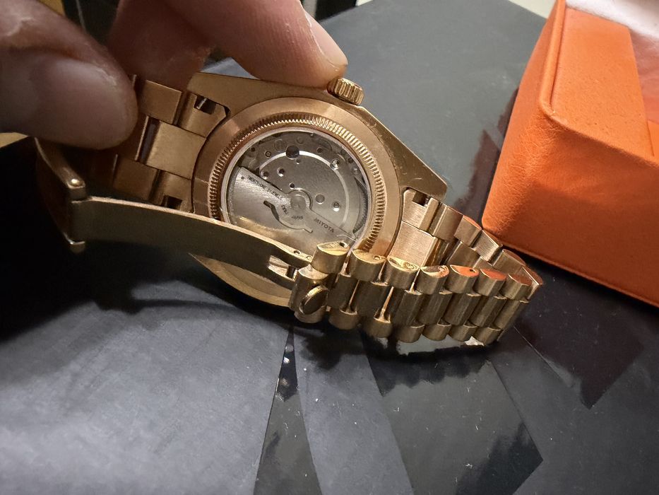 Seiko Mod custom made by Daydate Rose Gold Arabic Dial