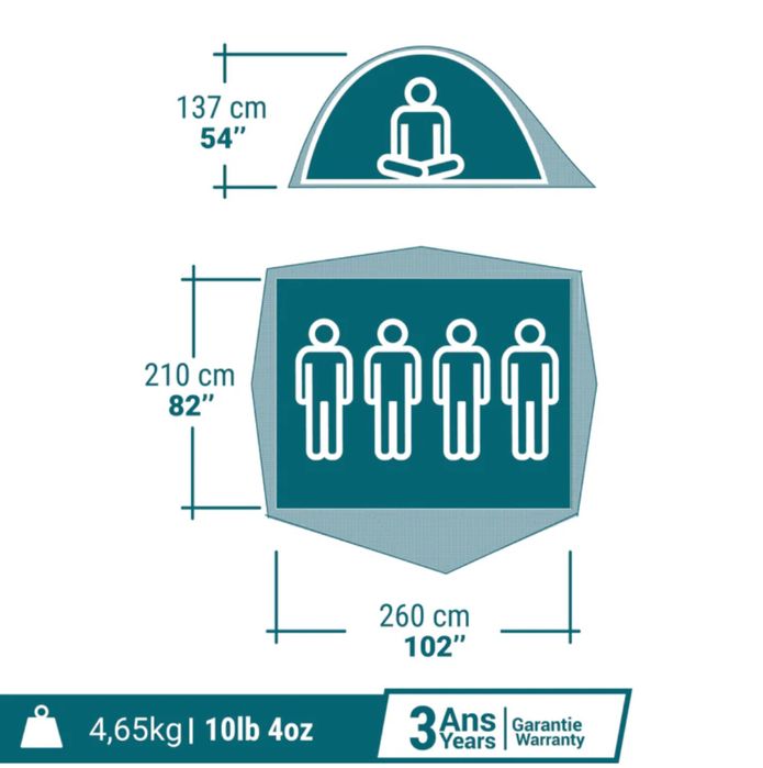 Палатка 4 местный