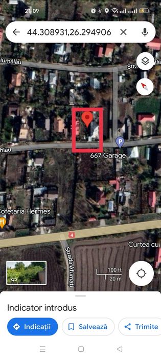 Teren de casa Frumușani