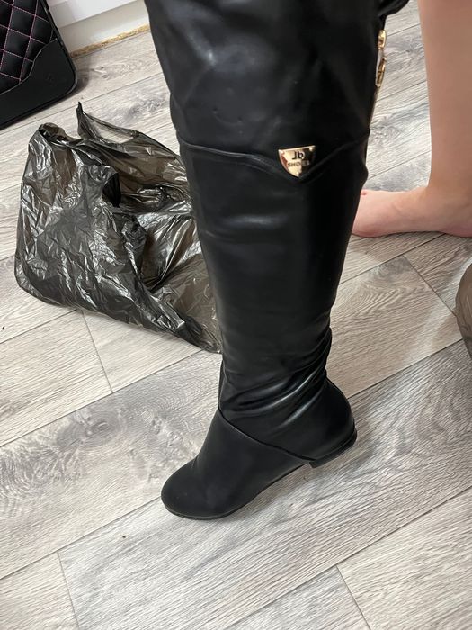 Ботфорты 40 размера черные