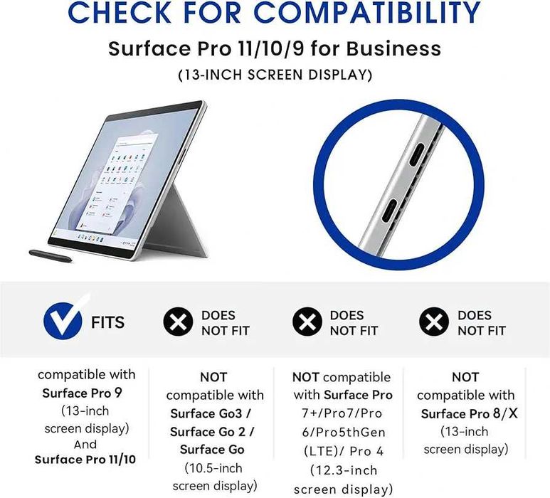 Husa Omnpak Microsoft Surface Pro 11/10/9