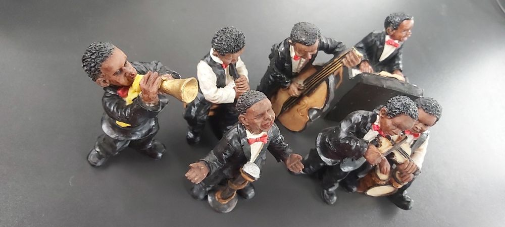 Джаз банда Фигура Колекционерски предмети  Тежък керамичен деко