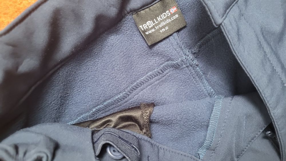 Pantaloni softshell ski Trollkids 152