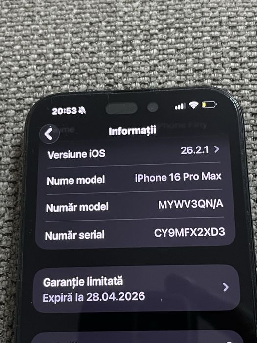 Iphone 16 Pro Max 256GB