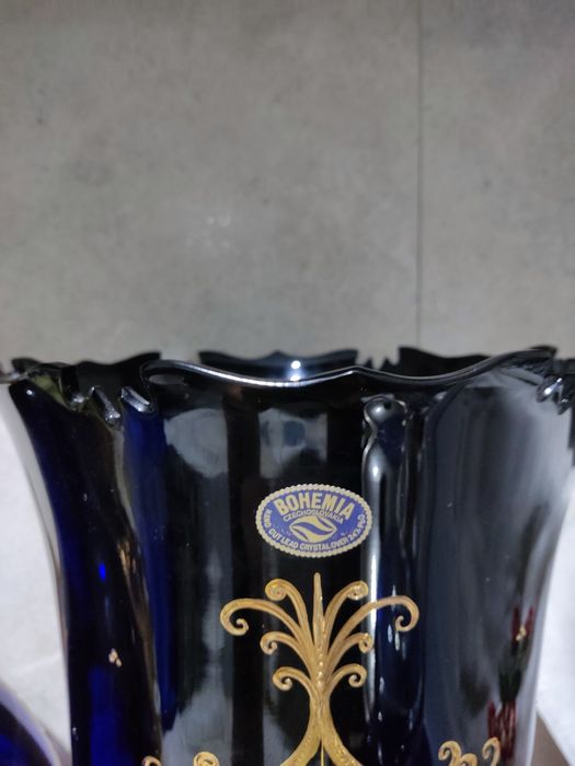 Вазы Богемия Лепка Чехословакия
