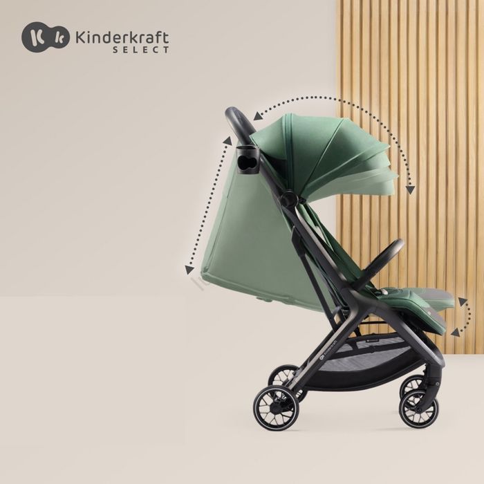 Carucior Kinderkraft pliabil Nubi 2 verde