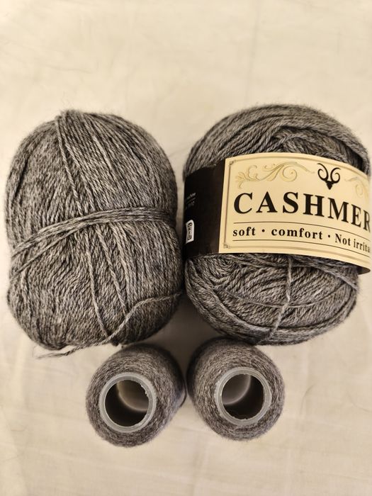 Пряжа чистый кашемир шерсть