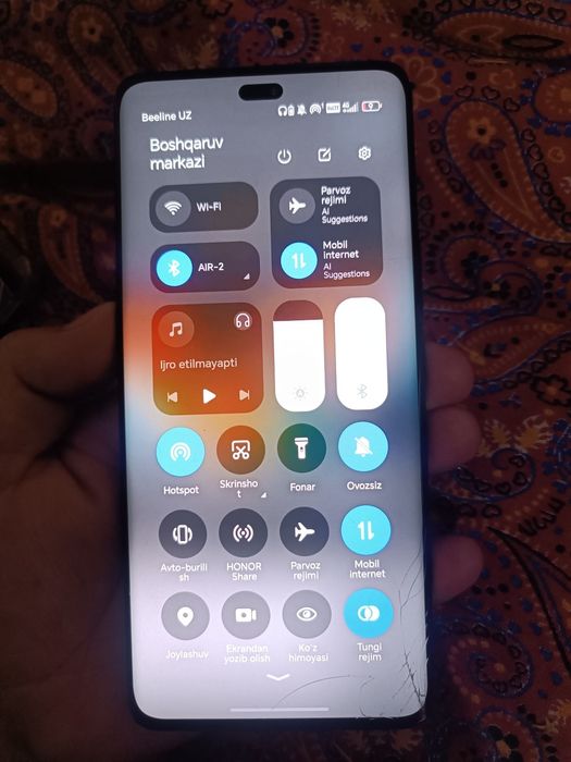 Honir x9c bor aybi yuq 3400 milyon ga bara ka qilamiz xotira 8kizga256