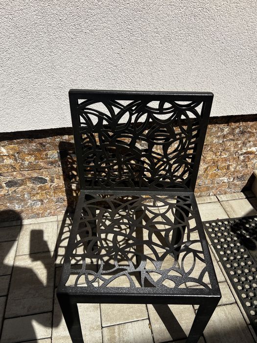 Set masa metal + scaune - exterior