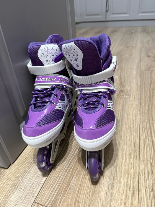 Ролики раздвижные для девочек 35-38 размер