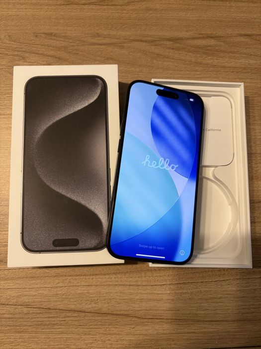Iphone 15 Pro, Black Titanium, 128 GB