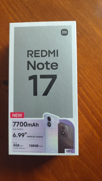 Чисто нов Redmi note 17 4g