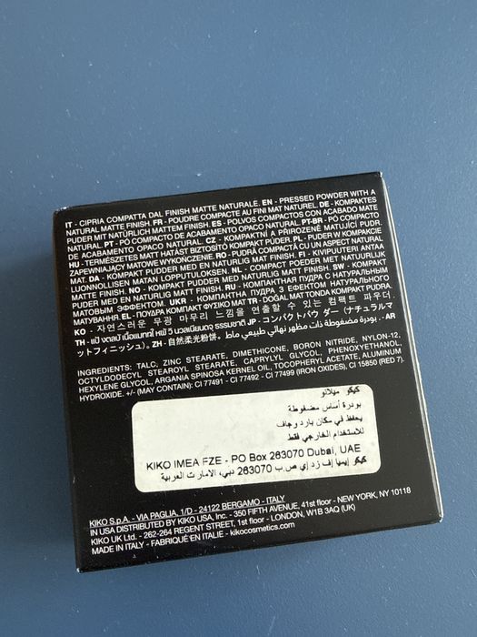 Пудра Kiko Matte Fusion