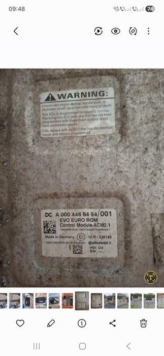 Calculator Mercedez actros  E6