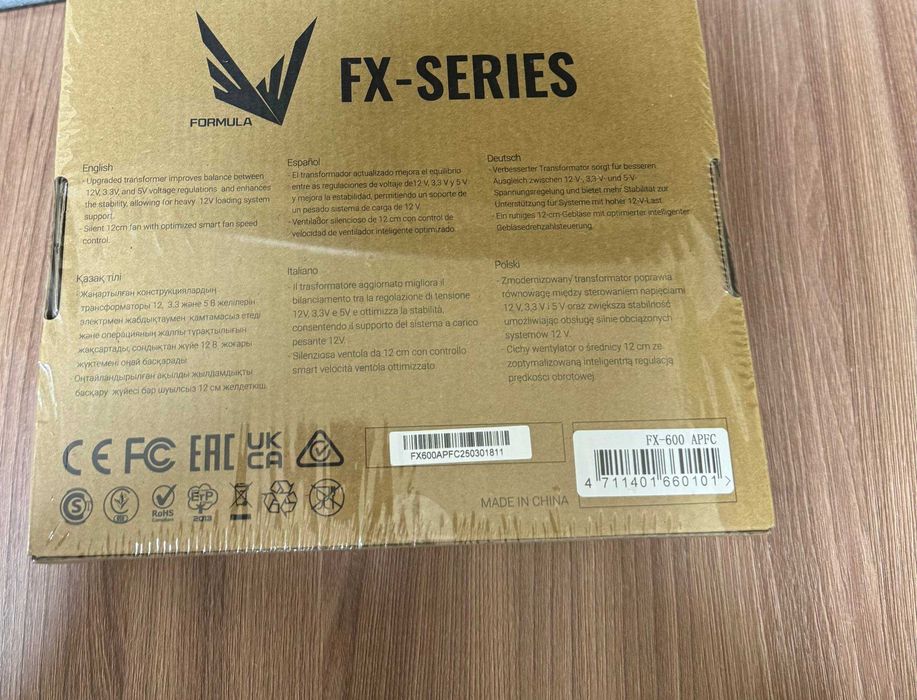 Блок питания Formula FX Series 600W APFC для компьютера