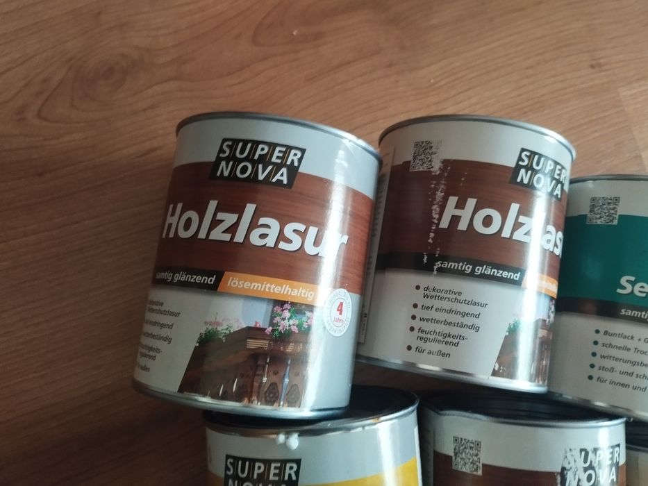 Lot Vopsea și Lazură Lemn SUPER NOVA (Germania) - Diverse Nuanțe
Descr