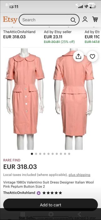 Rochie Valentino din 100% in