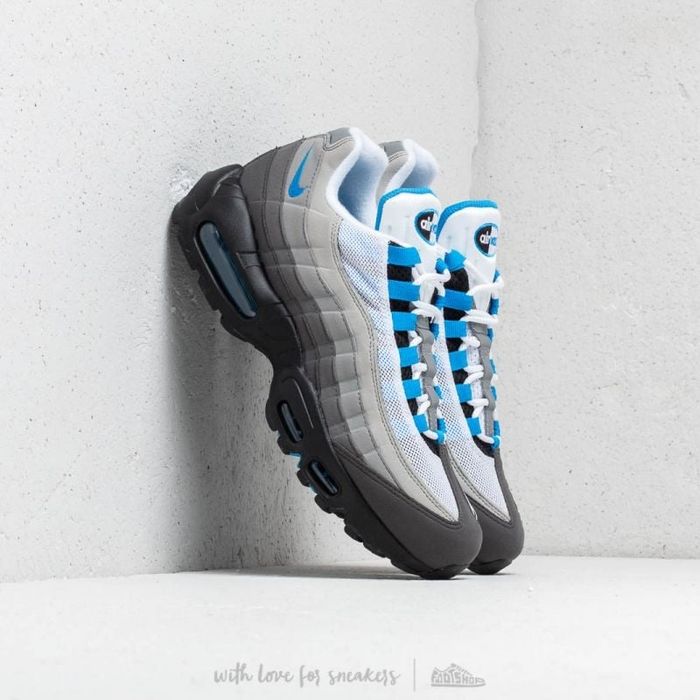 Nike Air Max 95 Recraft GS Grey Laser Blue