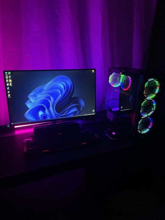 12- pokoleniya i3 | RTX 2060 | 16gb RAM| 27 dyum Monitor| RGB Case