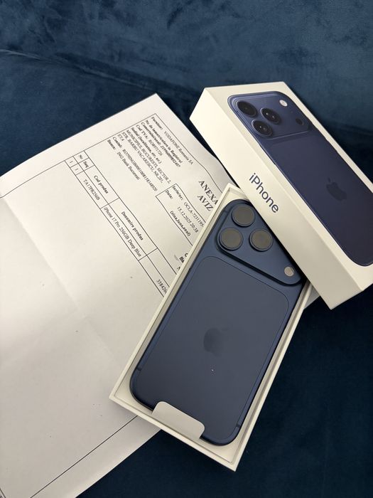 iPh 17 Pro 256 Deep Blue Albastru Nou neverlock factura garantie 2ani