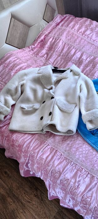 Шуба норковая. дублёнка белый