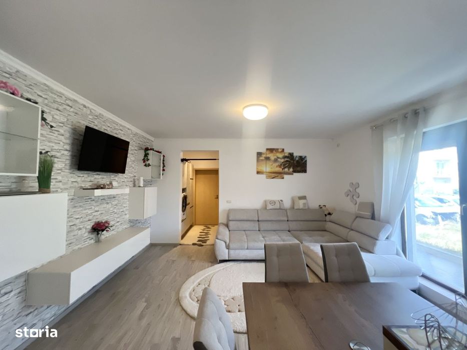 Apartament 2 camere, 50 mp utili, garaj, mobilat si utilat - Giroc — fotografia 1