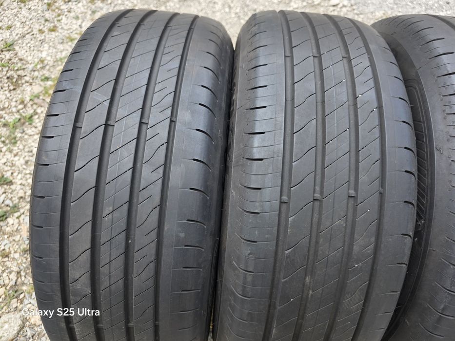 Лети джанти 16ки 5х112 VW + летни гуми 215/60/16 GoodYear
