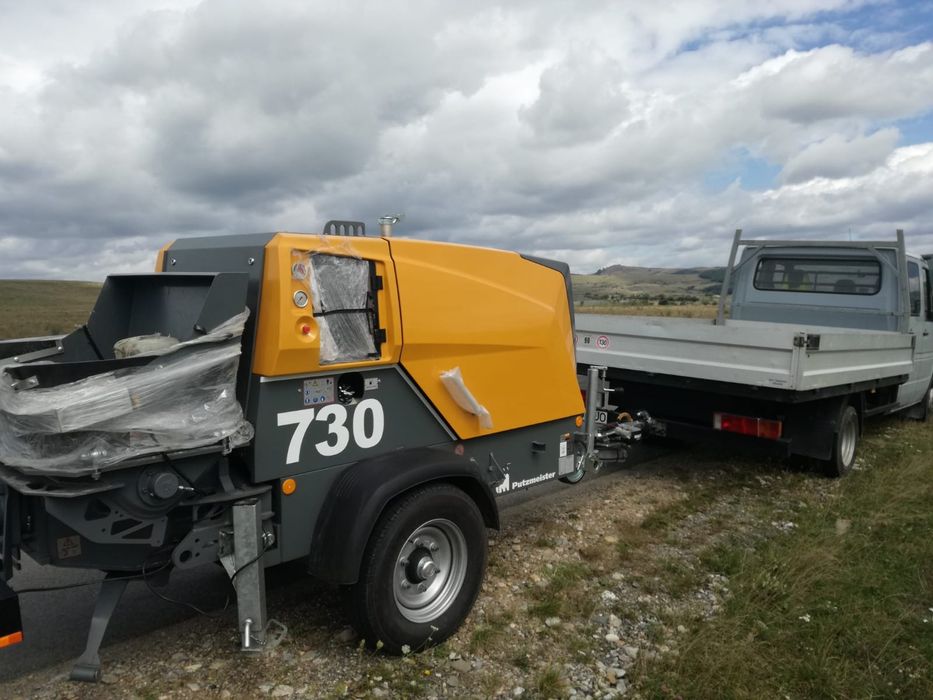 Închiriez pompa de beton turbosol  județele Cluj Alba Hunedoara Mureș
