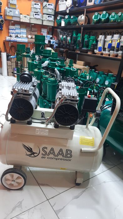 Воздушный бесшумный компрессор SAAB 50L