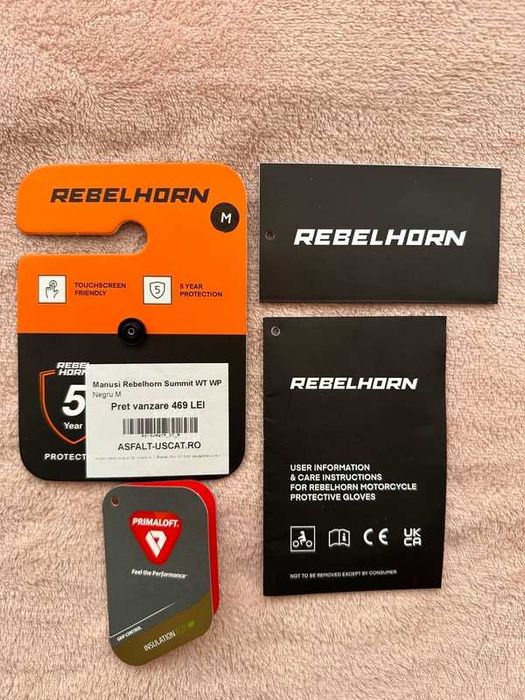 Mănuși Moto Rebelhorn Summit WT WP mărimea M