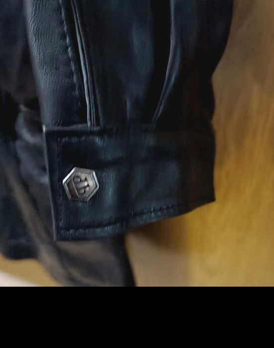 PHILIPP PLEIN-Мъжко Кожено Яке.
