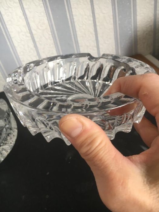 Пепельницы хрустальные