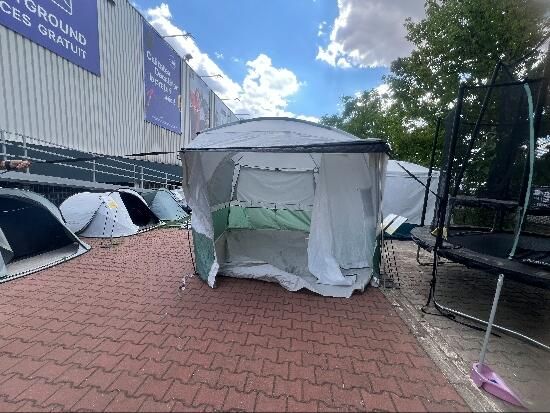 Adăpost living Auvent cu bețe pentru van - produs resigilat Decathlon