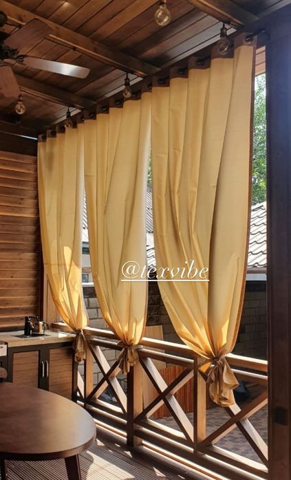 Уличные шторы, outdoor