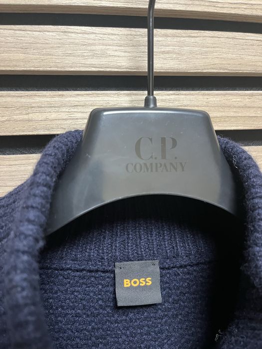 Hugo Boss : Kurano 1/4 Wool Jumper -вълнен пуловер размер М / Оригинал