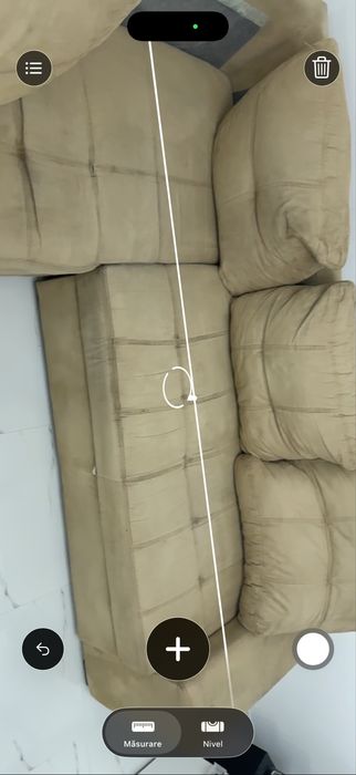 Coltar living Lem’s extensibil/ pe dreapta,cu lada, bej inchis 230x154