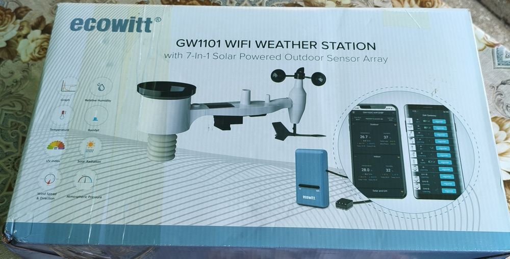 Чисто нова соларна wi-fi  метеорологична станция