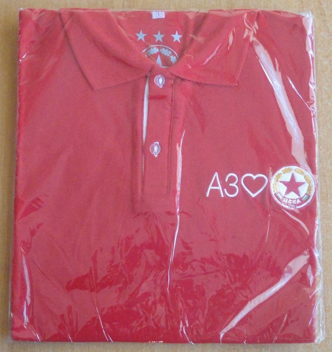 Футболна тениска - Аз обичам ЦСКА, размер M