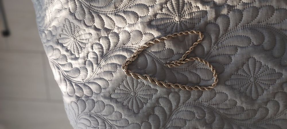 Lănțișor argint model rope, in stare perfectă!,fără nici o defecțiune.
