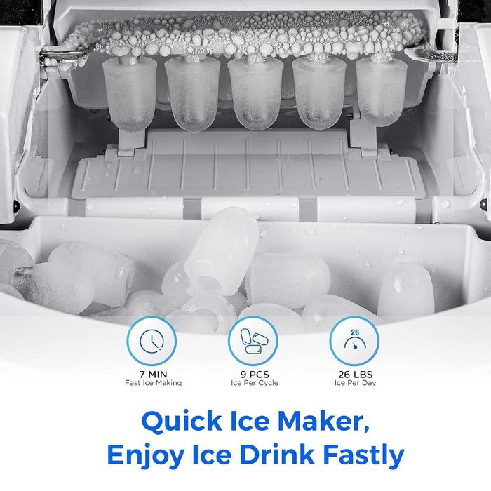 Masina de gheata HOSOME DBJ-12AL/ aparat de facut cuburi,  2,1 L