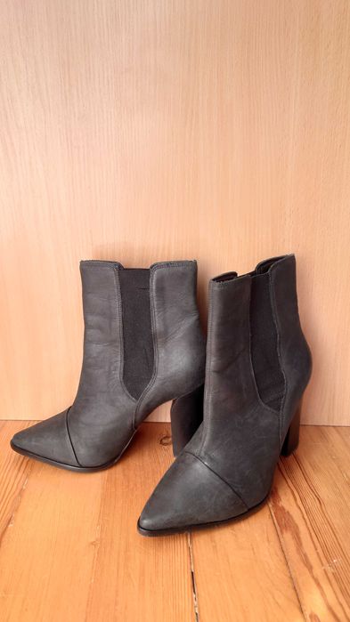 дамски есенни боти от Next, Заострен модел, р-р 38, на ток