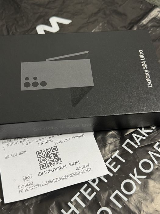 512GB Samsung S24 Ultra Vivacom Гаранция 2026г. Black